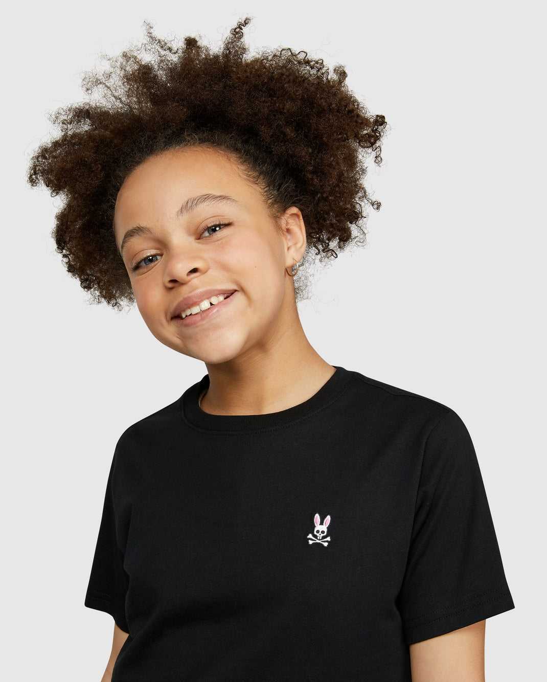 Tees Psycho Bunny Classic Crew Neck Tee Noir Enfant | LDI-03456791